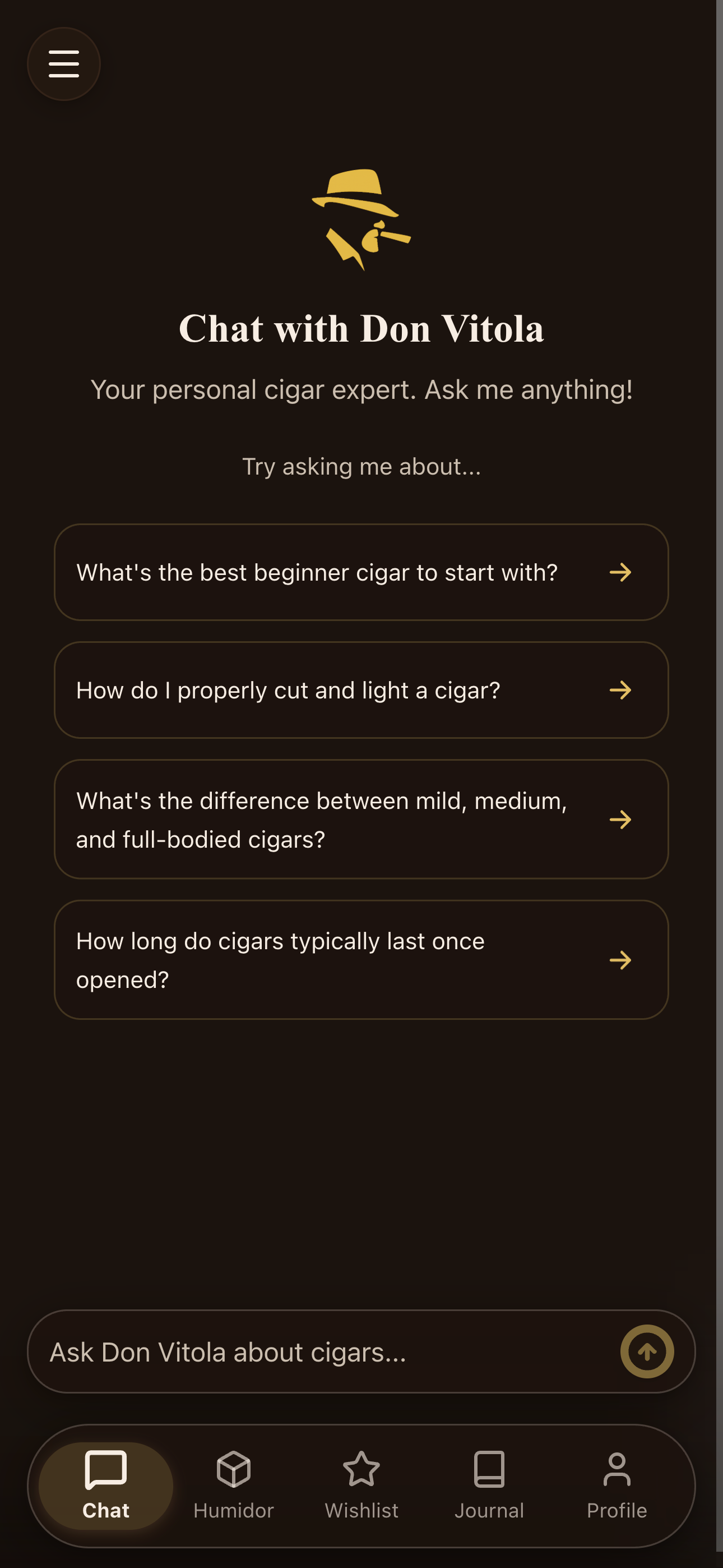 Chat with Don Vitola